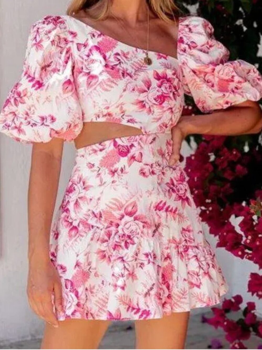 Hello Molly Sweetest Kind Pink Floral Mini Dress
